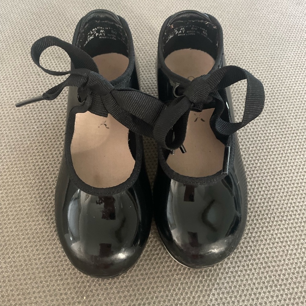 Toddler Girls Paten Leather Tap Shoes